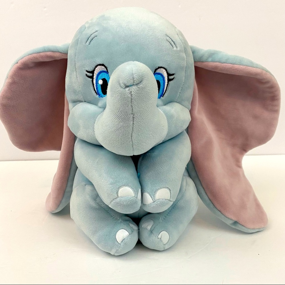 Disney Ty Sparkle Dumbo Beanie Buddies Elephant Plush Super Soft